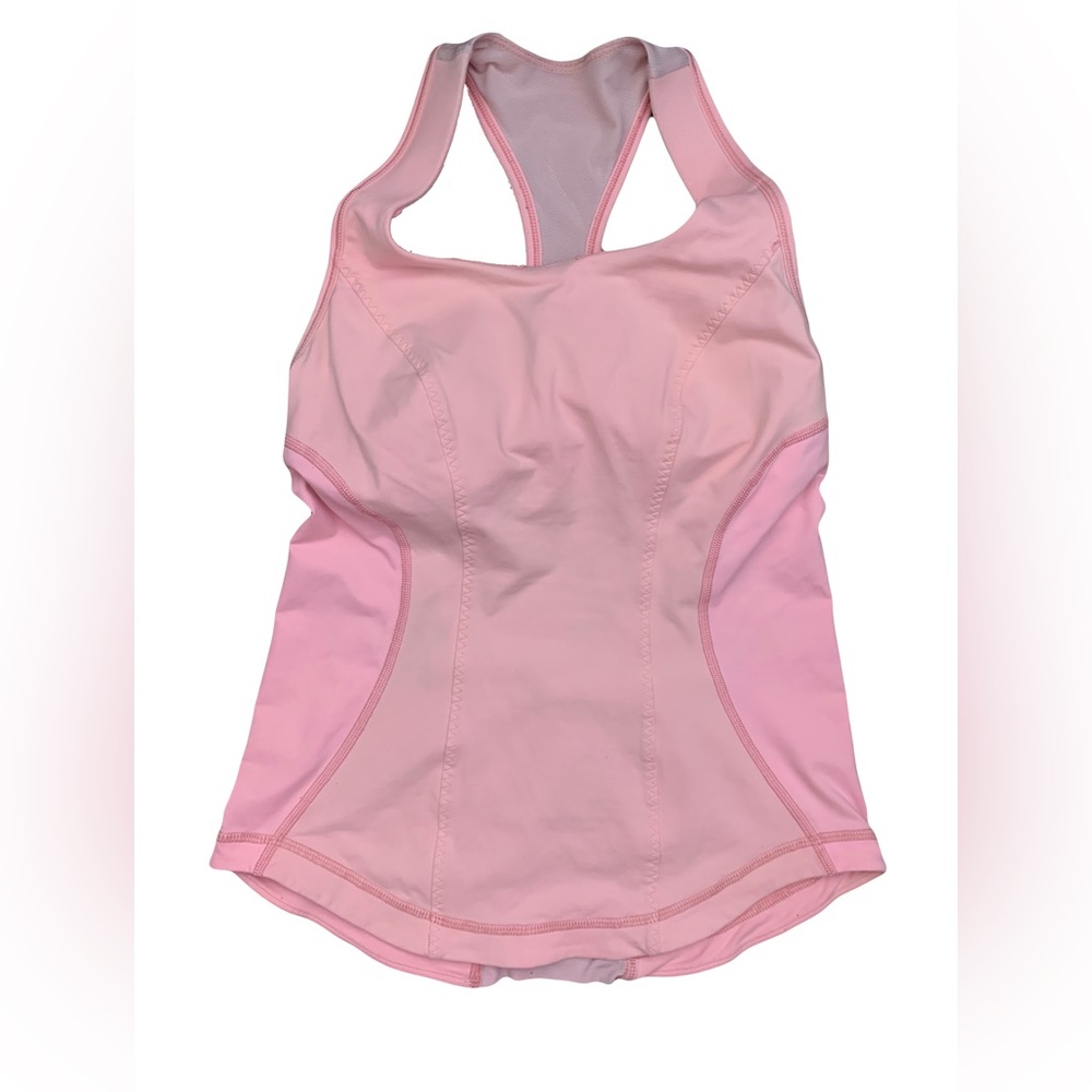 2/$30 Lululemon Cardio Kick Tank Bleached Coral Size 4 - Picture 4 of 9